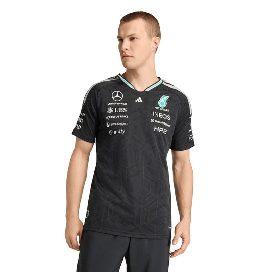 MERCEDES DRIVER JERSEY AUTHENTIC MAN BLACK