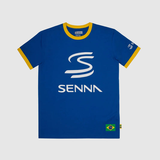 AYRTON SENNA LEGACY TEE BLUE