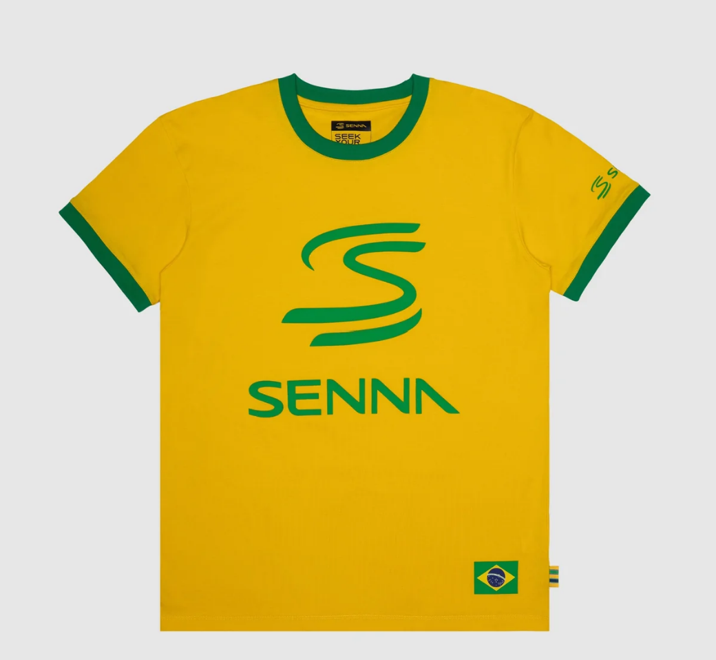 AYRTON SENNA LEGACY TEE yellow