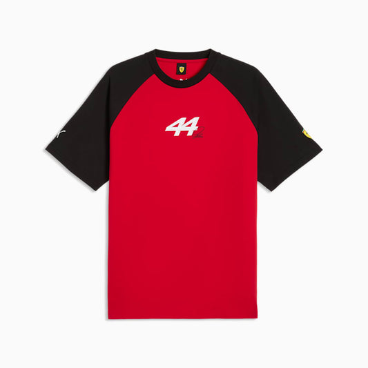 SCUDERIA FERRARI FW HAMILTON TEE - Rosso Corsa