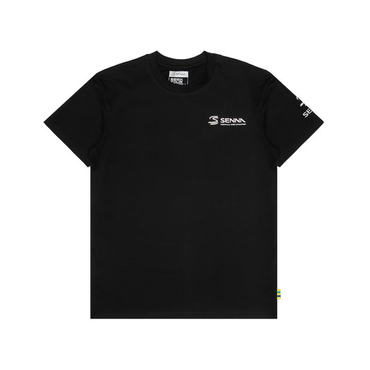 WORLD CHAMPION TEE BLACK AYYRTON SENNA