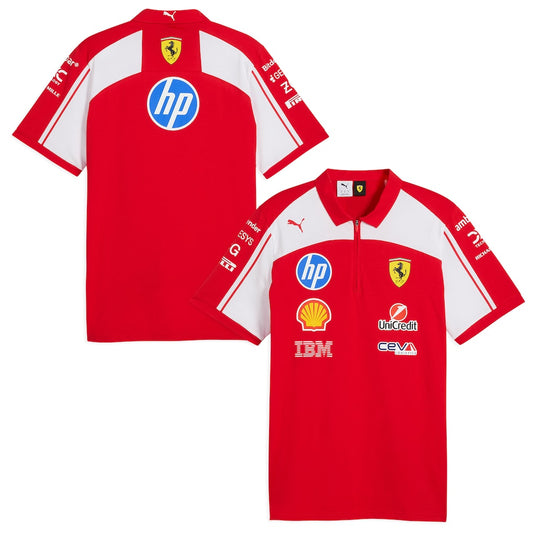 SCUDERIA FERRARI RP TEAM POLO Red